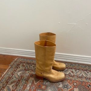 FRYE CAMPUS BOOTS 14L Banana | women’s 9